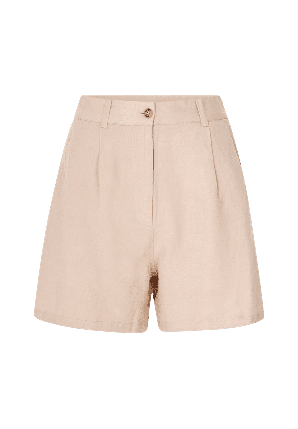 Vila - Shorts viPrisilla HW Wide Shorts - Beige