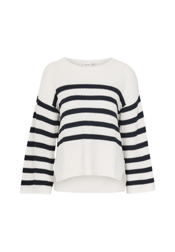 Vila - Tröja viChing 7/8 Knit Top - Vit