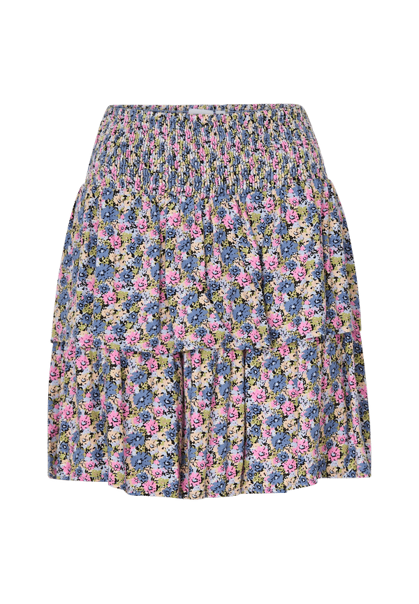 Vila - Volangkjol viKiwi HW Short Skirt - Blå