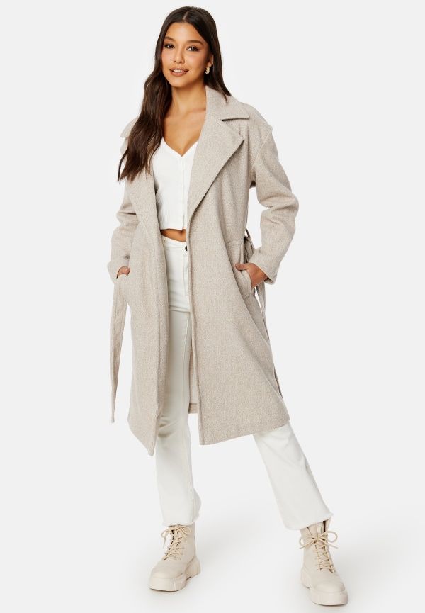 VILA Binas L/S New Coat Fungi 42