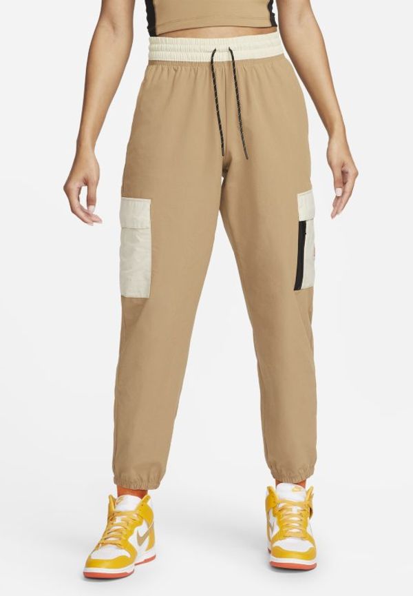 Vävda cargobyxor i vävt material Nike Sportswear för kvinnor - Brun