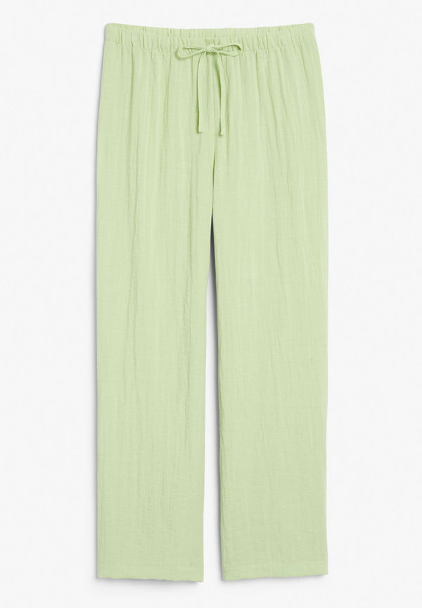 Wide leg trousers - Green