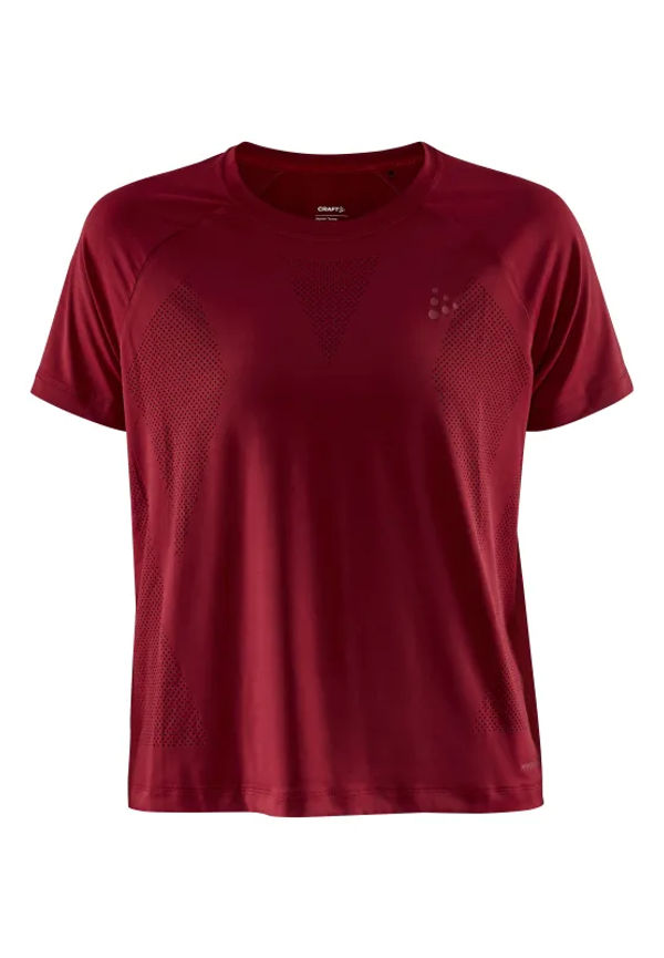 Women's Adv Charge Perforated Tee