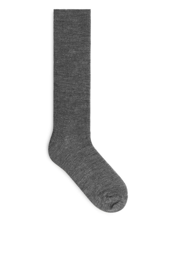 Wool Socks - Grey
