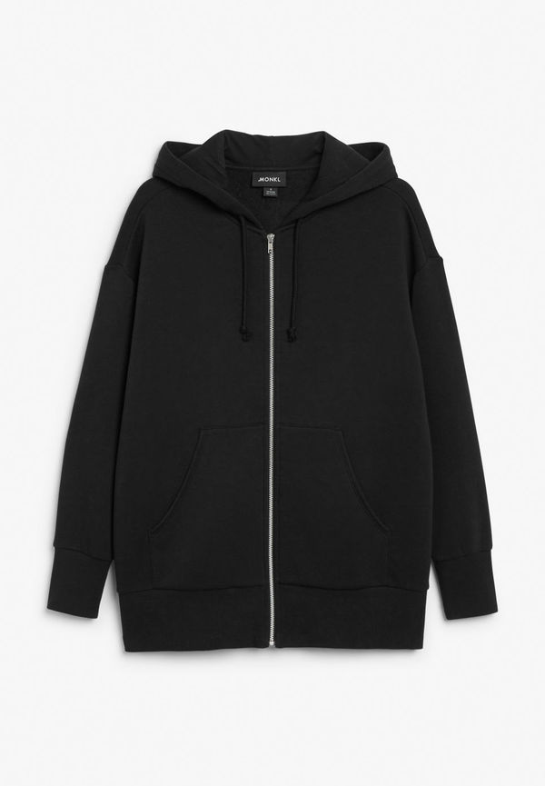 Zip-up hoodie - Black