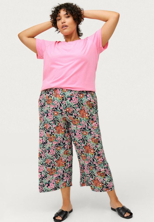 Zizzi - Byxor xCabana Culotte Pants - Grön