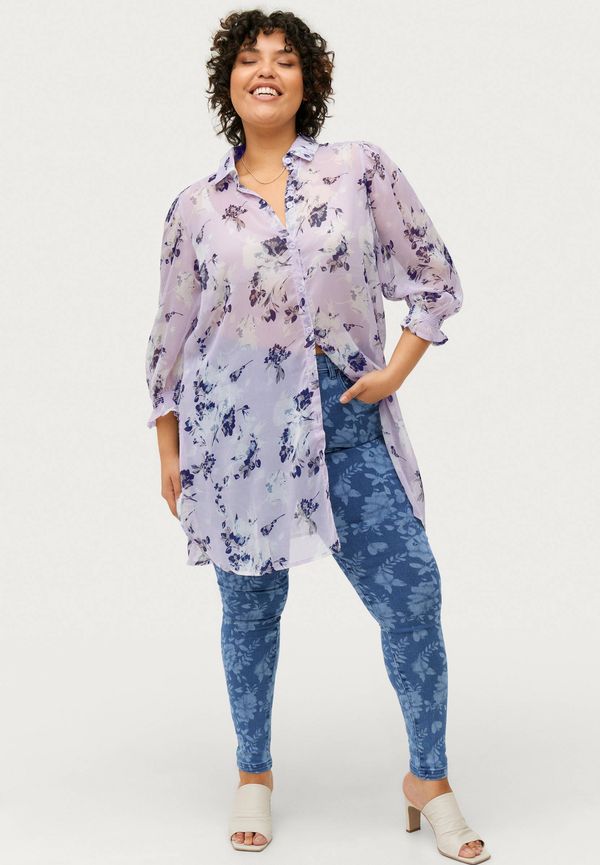 Zizzi - Jeans jFlora Amy - Blå