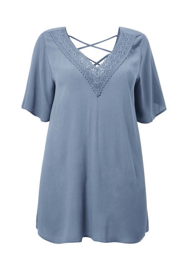 Zizzi - Tunika caClara 1/2 Tunic - Blå
