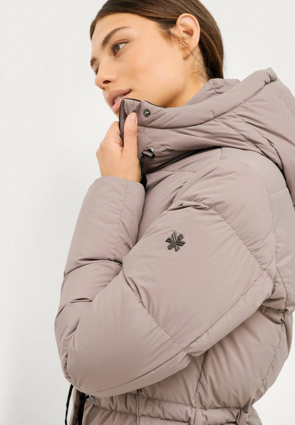 Áhkká - Dunjacka Gold Down Jacket w Drawstring - Brun