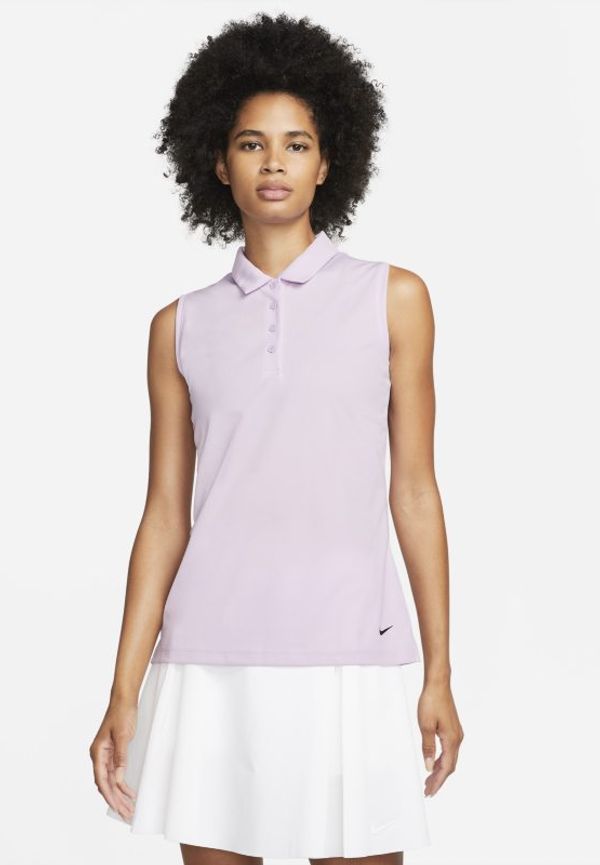 Ärmlös golfpikétröja Nike Dri-FIT Victory för kvinnor - Lila
