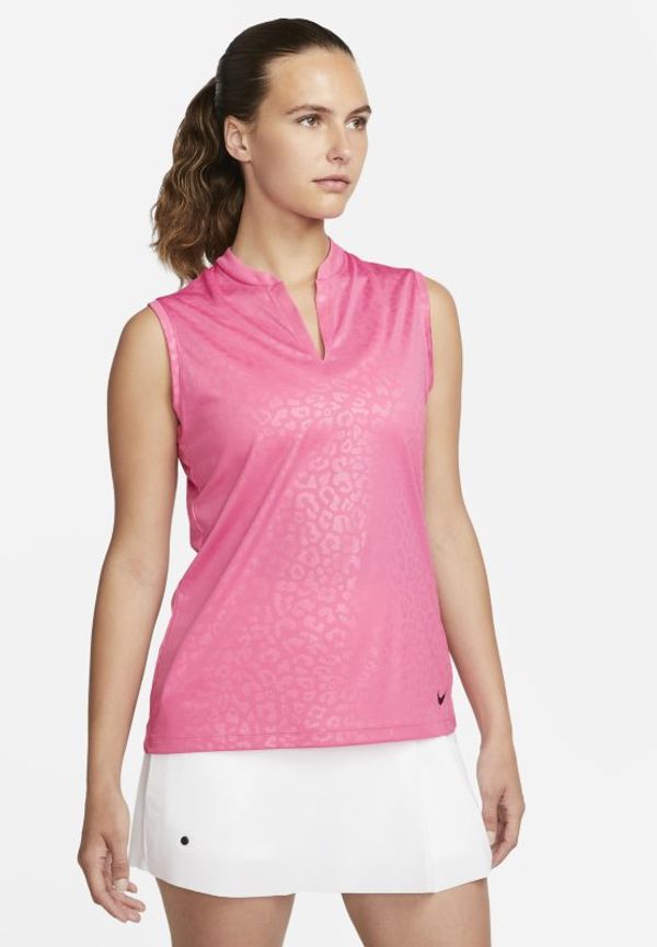 Ärmlös golfpikétröja Nike Dri-FIT Victory för kvinnor - Rosa