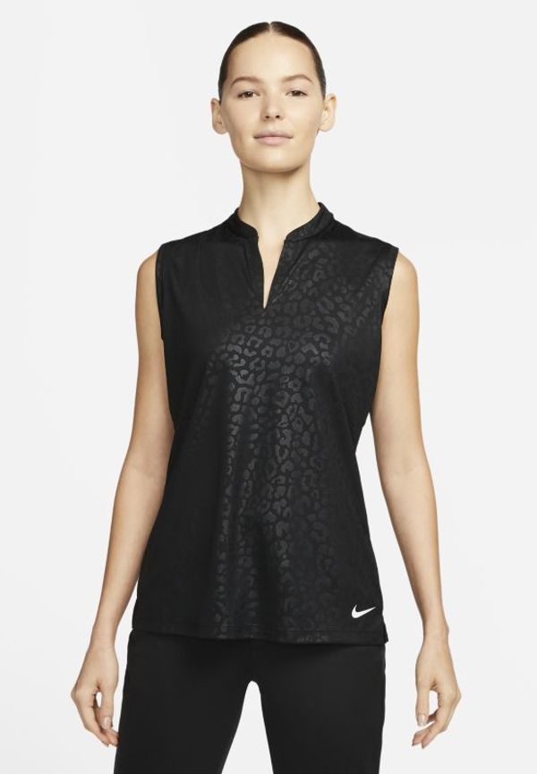 Ärmlös golfpikétröja Nike Dri-FIT Victory för kvinnor - Svart