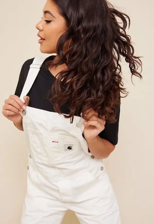 Carhartt WIP W' Bib Overall Straight Jumpsuits Offwhite