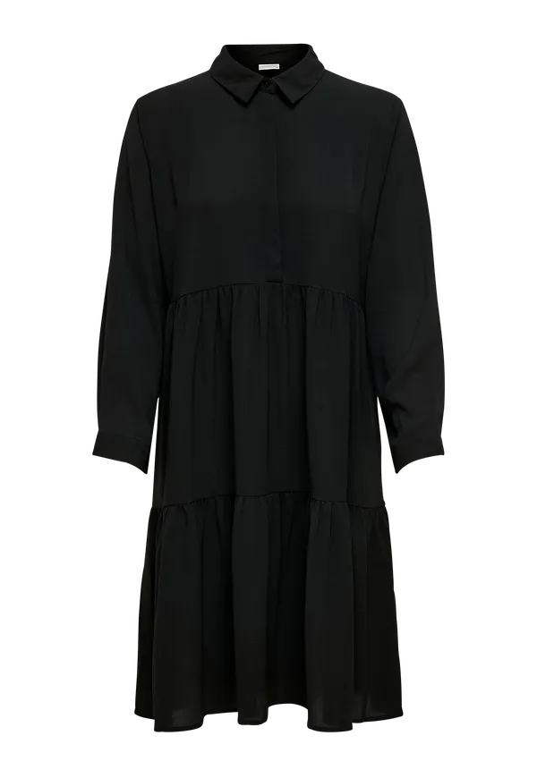 JDY - Klänning jdyPiper L/S Shirt Dress Wvn - Svart