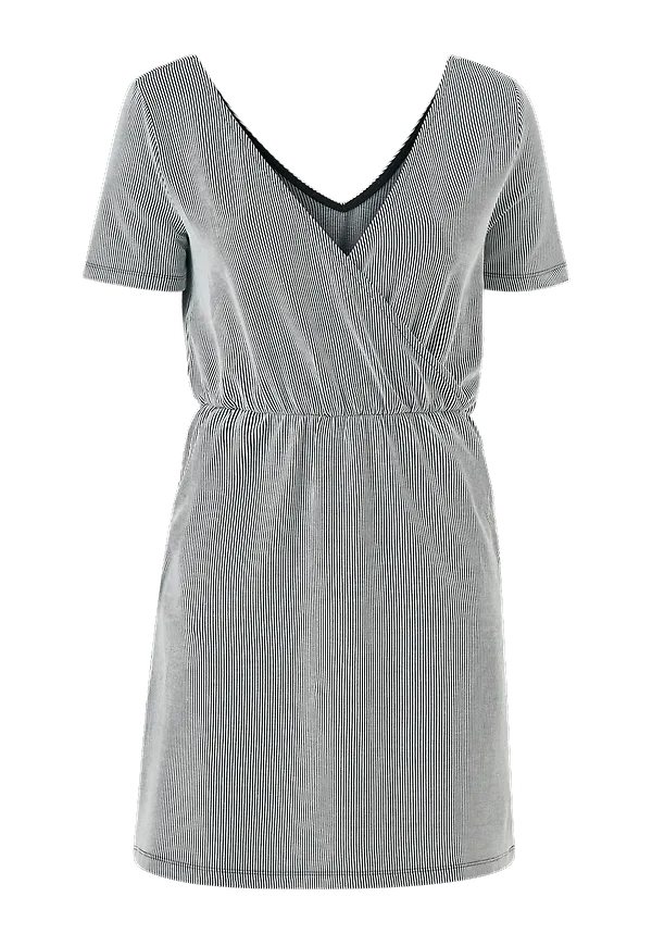 Only - Klänning onlShirley S/S Wrap Dress - Svart