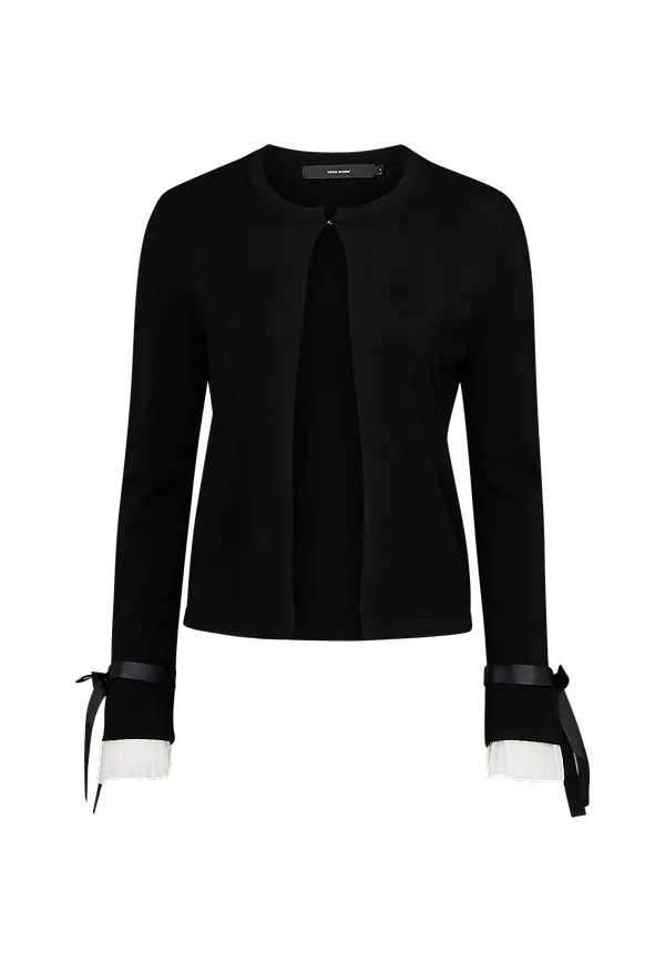 Vero Moda - Cardigan vmViana Tie Glory LS - Svart