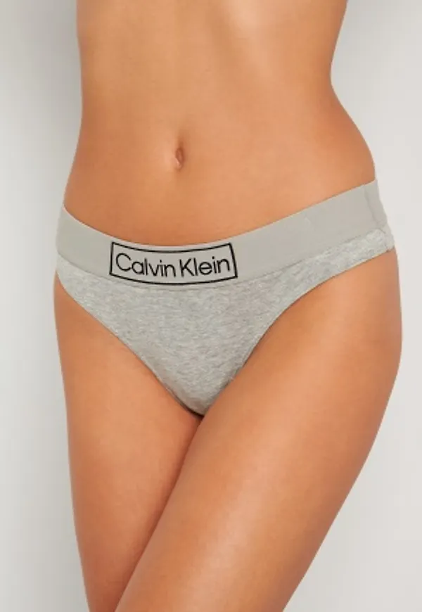 Calvin Klein Thong P7S Grey Heather XS