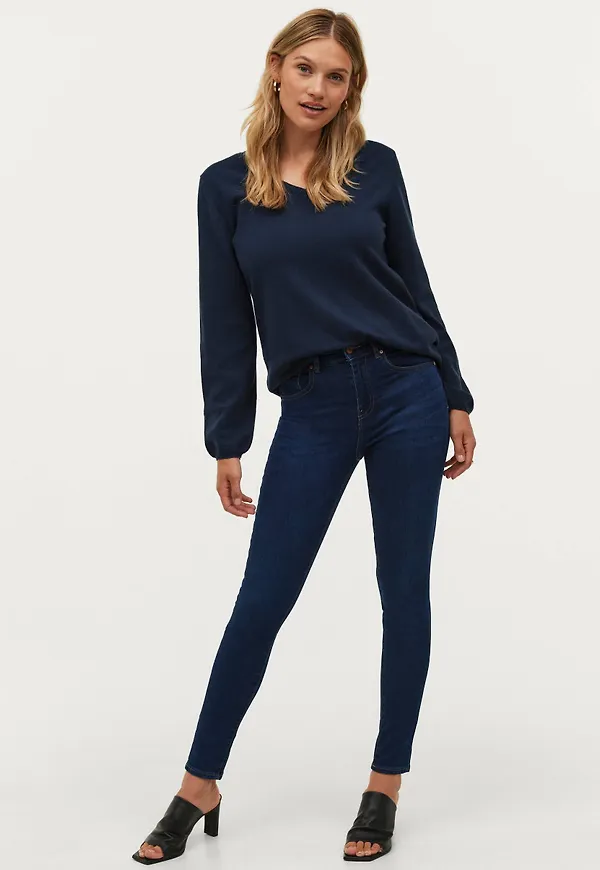 Ellos - Jeans Thea High Waist - Blå