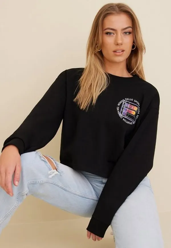 Fila WOMEN ROANA cropped crew sweat Sweatshirts
