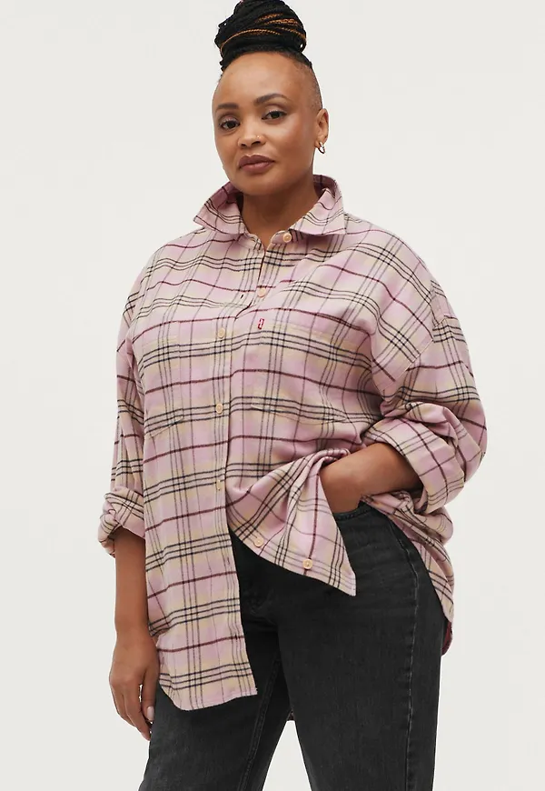 Levi's - Flanellskjorta Remi Utility Shirt - Rosa