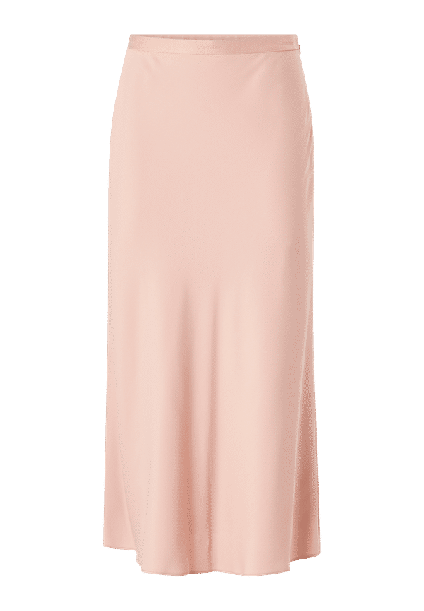 Calvin Klein - Kjol Recycled CDC Bias Cut Midi Skirt - Rosa