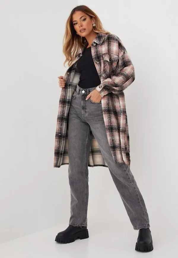 Vero Moda Vmluna Long Jacket Ga Boos skjortjackor