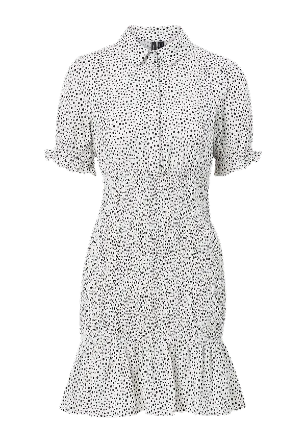 Vero Moda - Klänning vmDichte S/S Short Smock Dress Exp - Vit