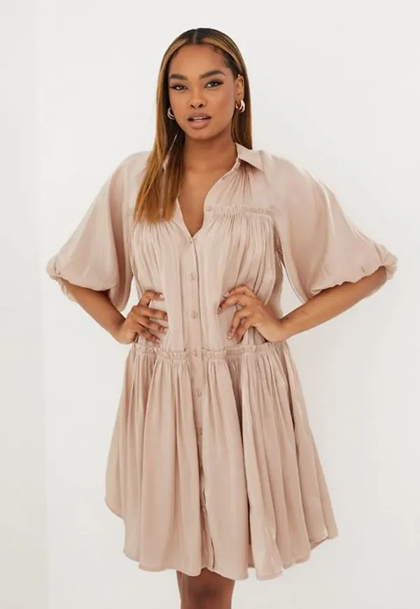 Y.A.S Yassatina 2/4 Shirt Dress - Show Loose fit