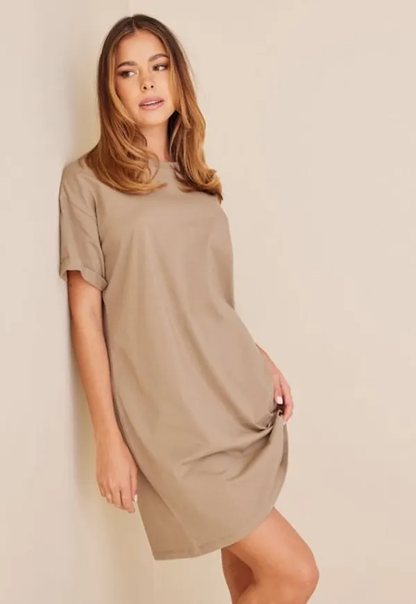 Pieces Pcria Ss Dress Noos Bc Loose fit dresses Silver Mink