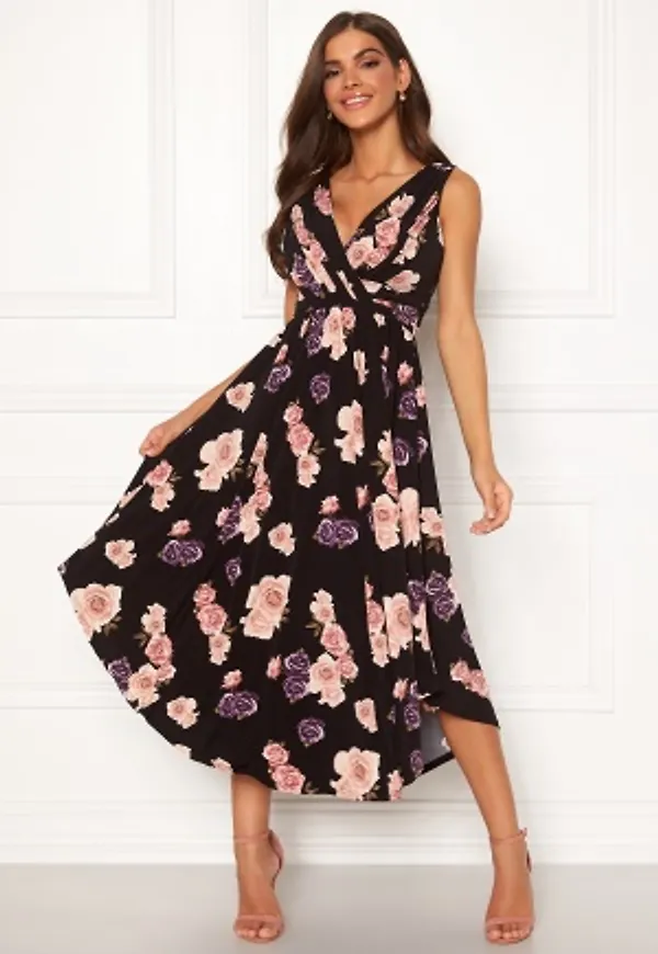 Chiara Forthi Valeria Dress Black / Floral XS