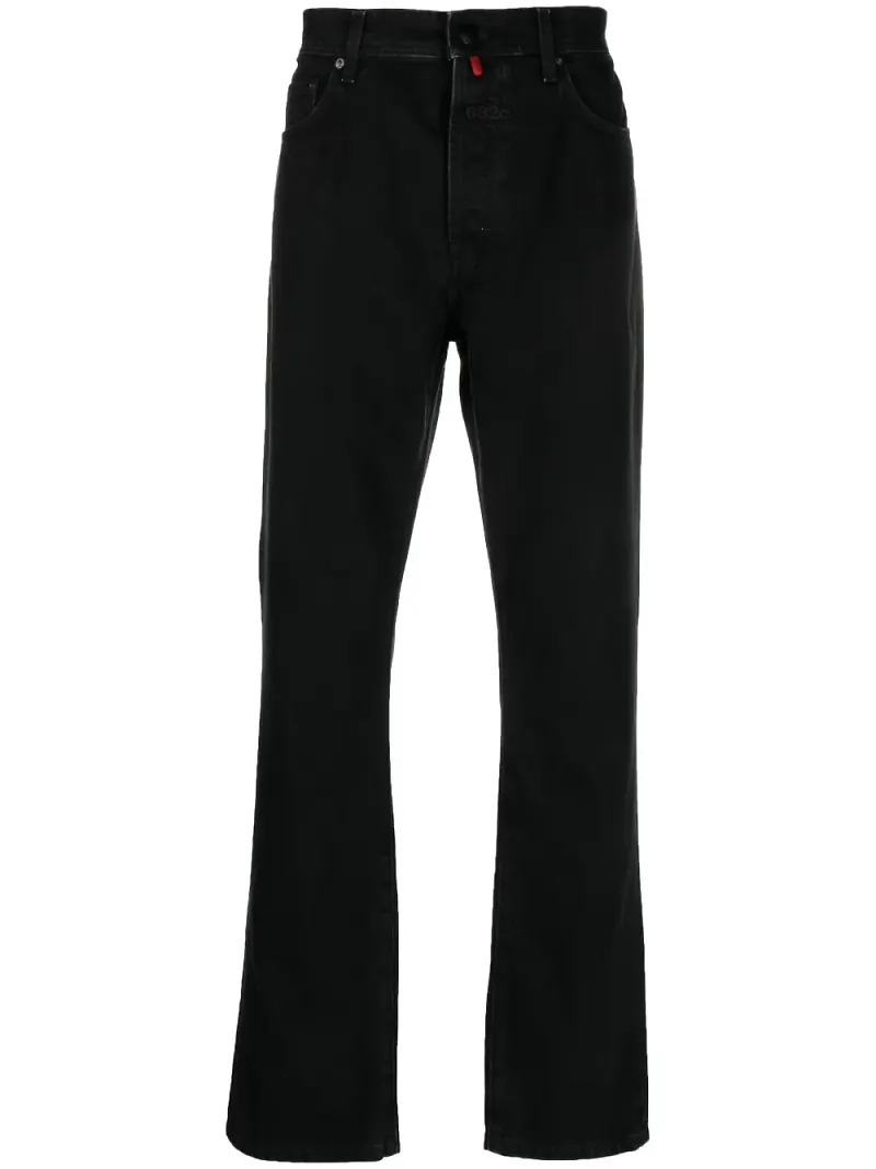 032c jeans med logotypmärke - Svart