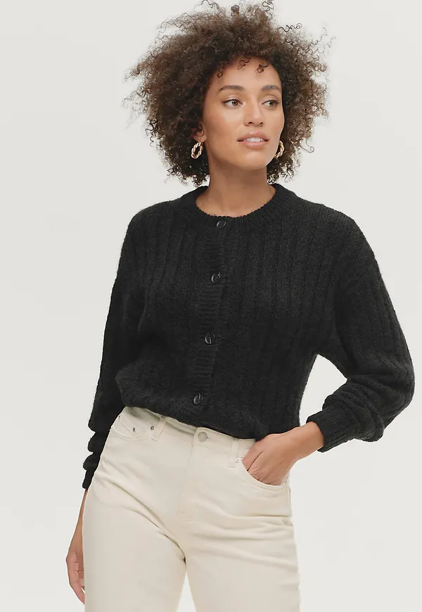 Ellos - Cardigan Felicia - Svart