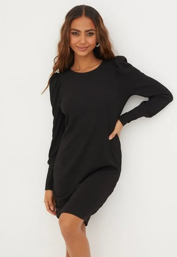 Vila Vidoffer L/S O-Neck Dress Långärmade klänningar