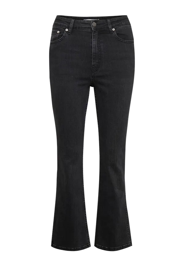 Gestuz - Jeans EmilindaGZ HW 7/8 Flared Pants - Grå