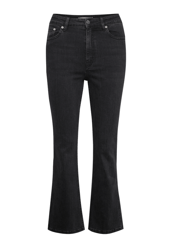 Gestuz - Jeans EmilindaGZ HW 7/8 Flared Pants - GrÃ¥