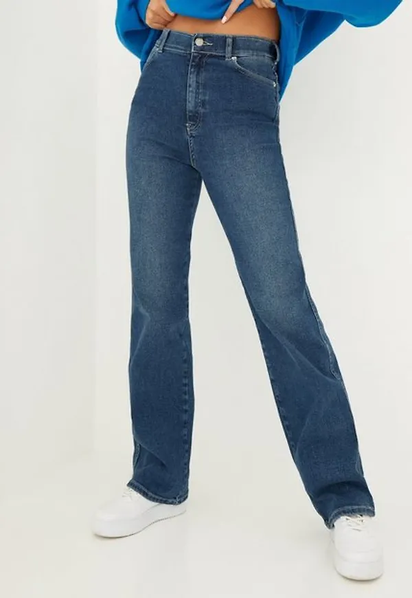 Dr Denim Moxy Straight Straight Dark Denim