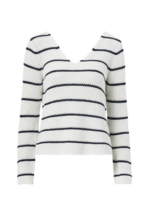 Vila - Tröja viRush Light L/S Knit - Blå