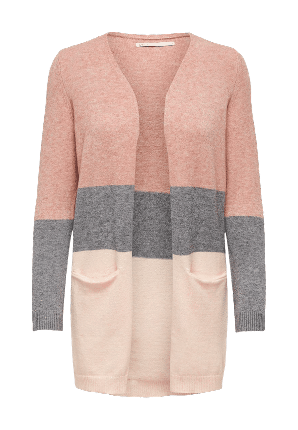 Only - Cardigan onlQueen L/S Long - Rosa