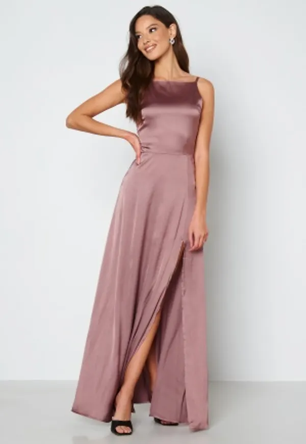 Bubbleroom Occasion Laylani Satin Gown Light lilac 38