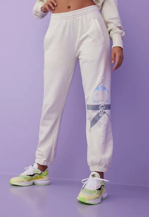 Calvin Klein Jeans Two Tone Monogram Jog Pant Mjukisbyxor