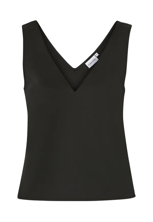 Calvin Klein - Topp Technical Knit Tank Top - Svart