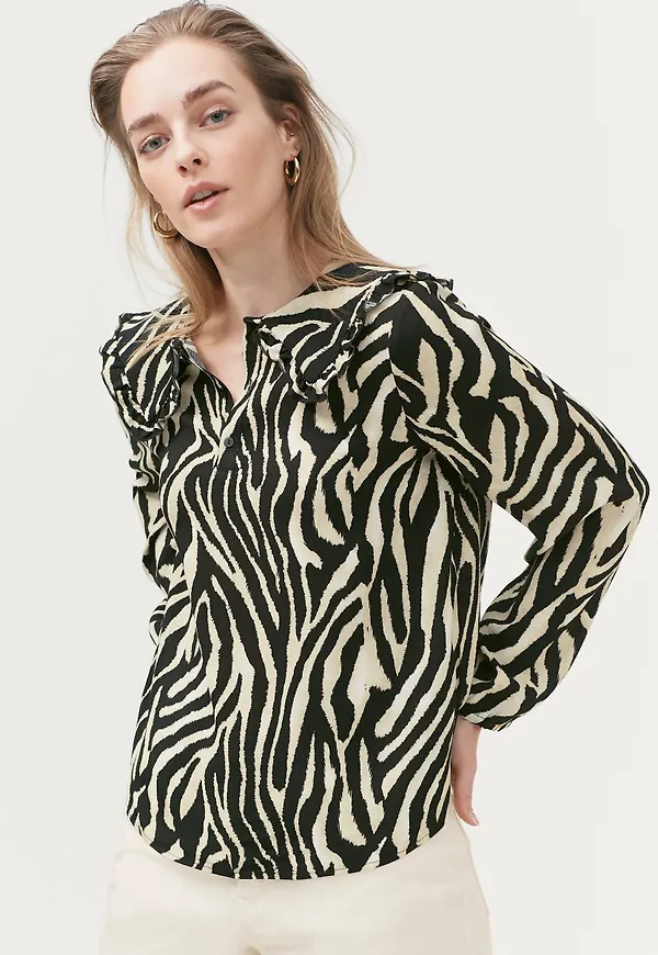 Saint Tropez - Blus DallieSZ Shirt - Svart