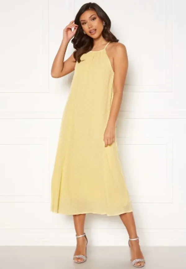 Y.A.S Bali Strap Midi Dress Pale Banana XL