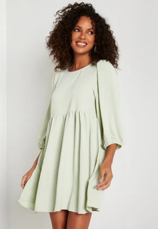 JDY Lion 3/4 Dress Mineral Gray 38