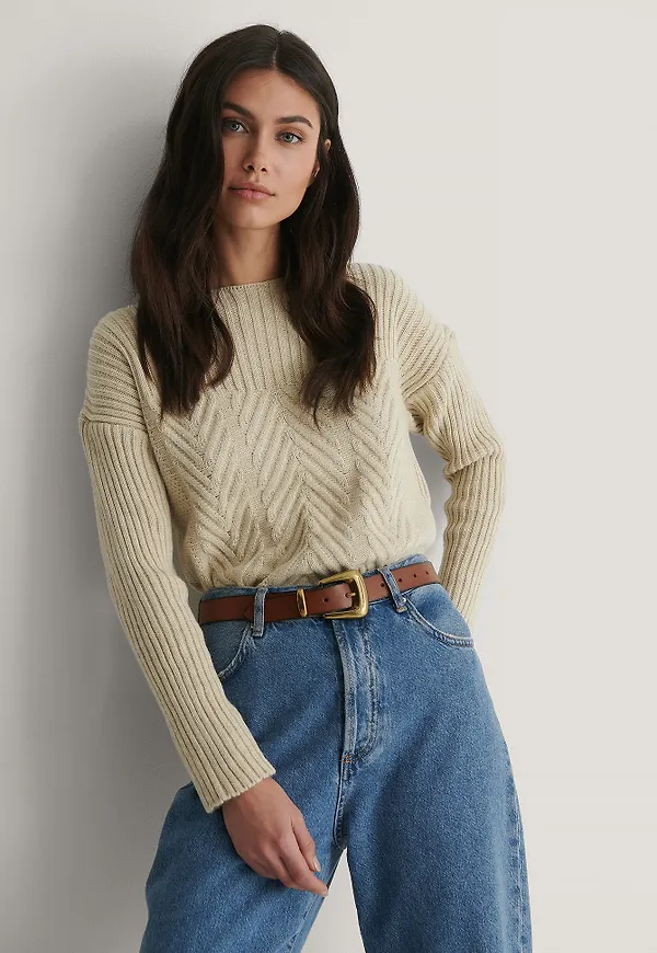 Trendyol Tröja - Beige