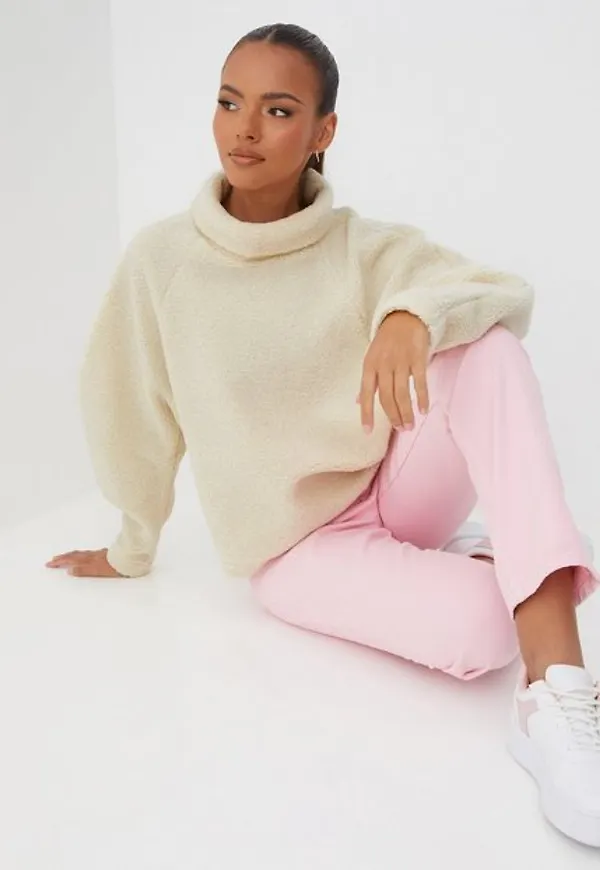 Gina Tricot Debra Teddy Sweater Sweatshirts