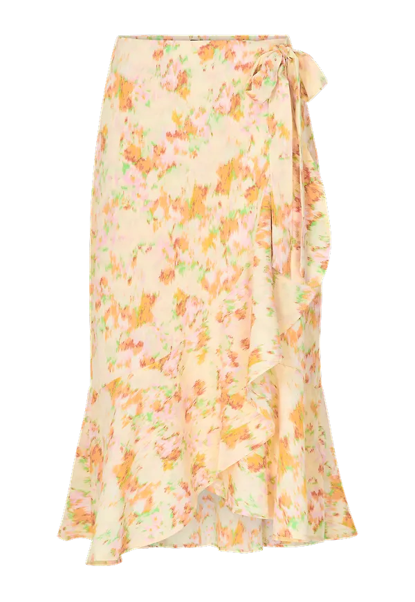 Gina Tricot - Omlottkjol Franie Wrap Skirt - Multi