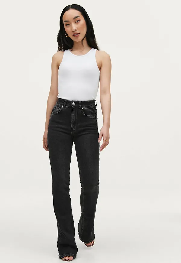 Gina Tricot - Jeans Meja Flare Jeans - Svart
