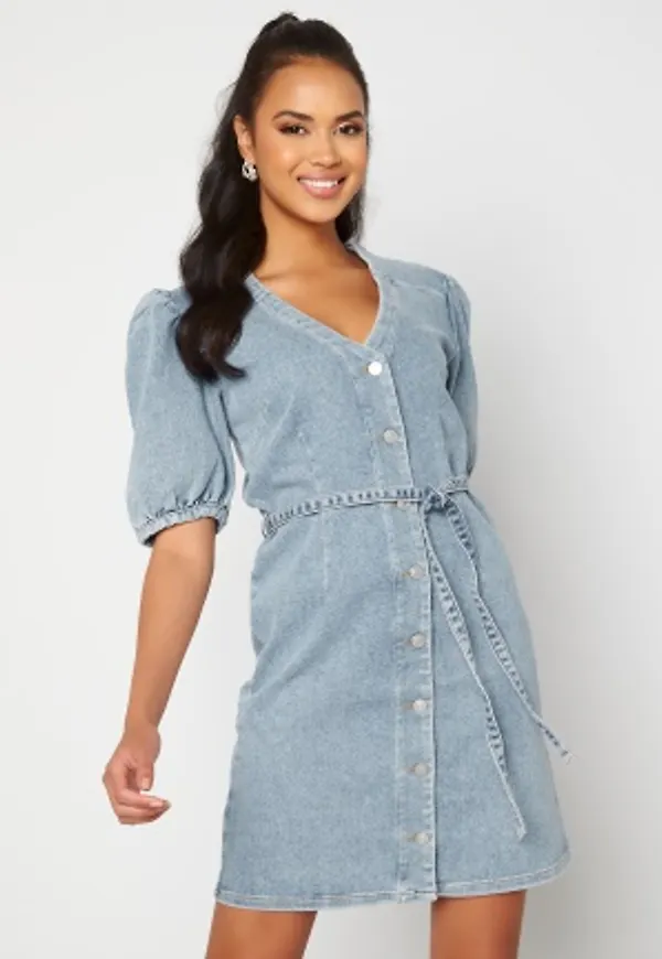 SELECTED FEMME Sophia Mid Blue Dress Medium Blue Denim 36