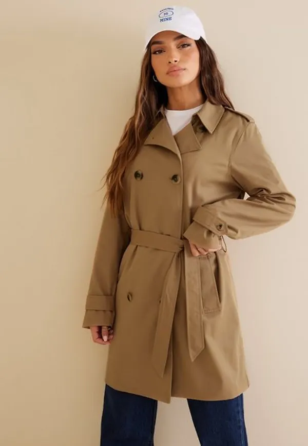 Vila Vimovement New Trenchcoat/Su - Noos Trenchcoats Tigers Eye